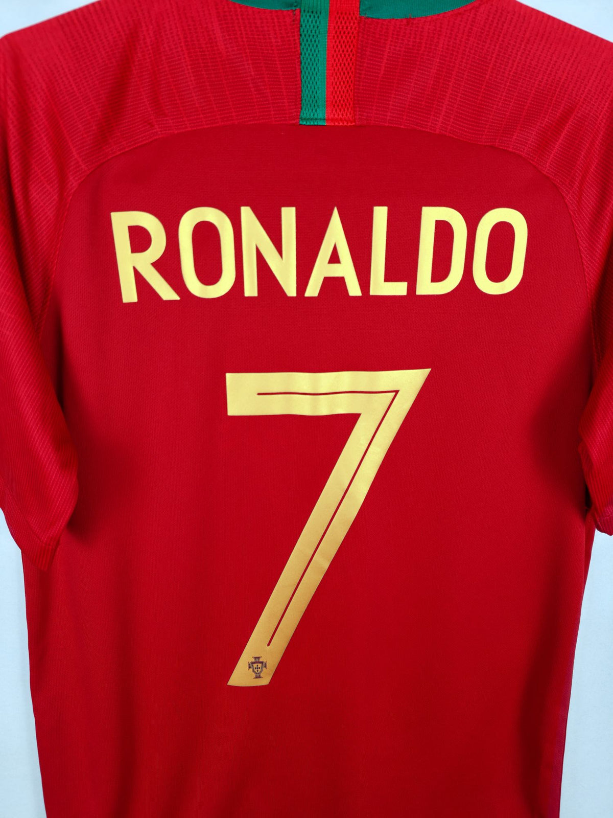 2018-19 Portugal Home Shirt Ronaldo #7 - detailed view
