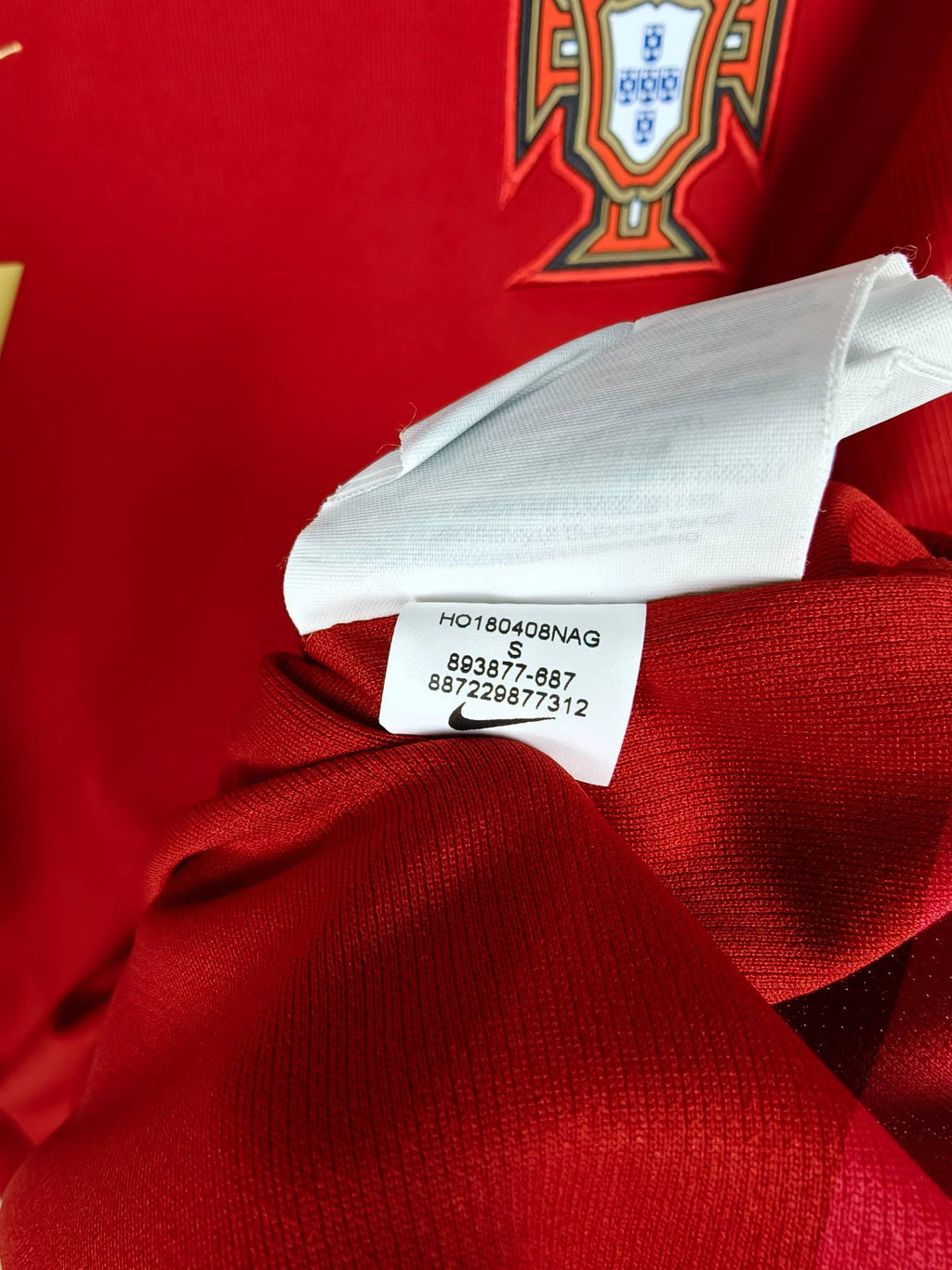 2018-19 Portugal Home Shirt Ronaldo #7 - detailed view