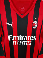 2021-22 AC Milan Home Shirt Ibrahimović #11 - detailed view