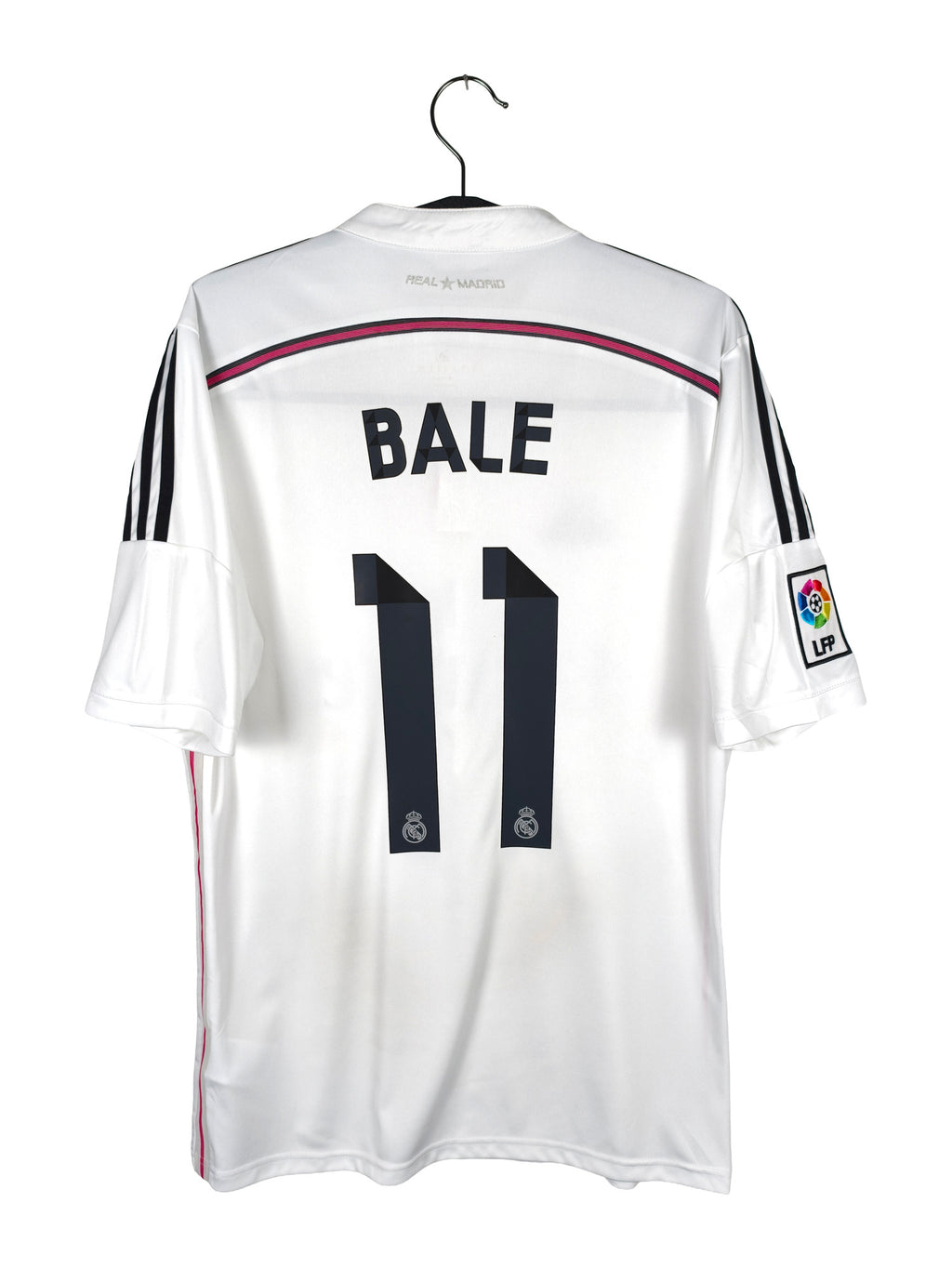 2014-15 Real Madrid Home Shirt Bale #11 - back view