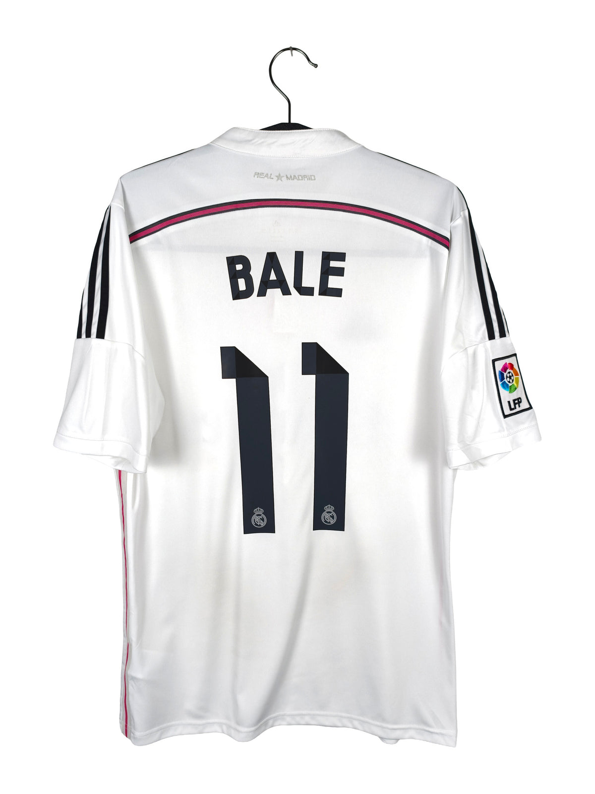 2014-15 Real Madrid Home Shirt Bale #11 - back view