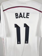 2014-15 Real Madrid Home Shirt Bale #11 - detailed view