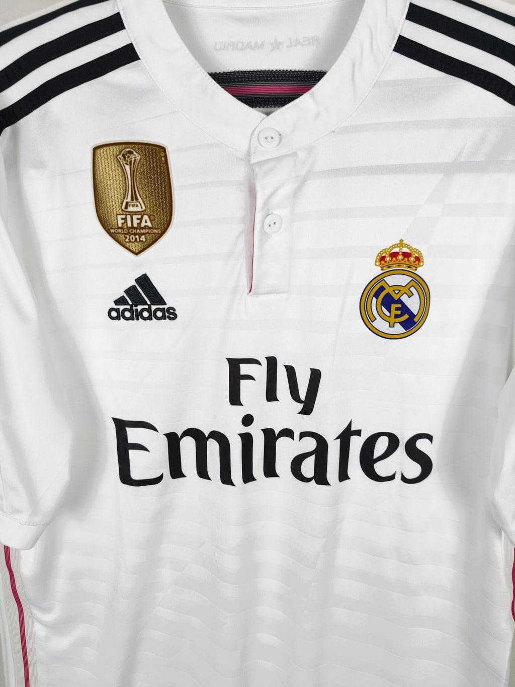 2014-15 Real Madrid Home Shirt Bale #11 - detailed view