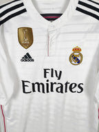 2014-15 Real Madrid Home Shirt Bale #11 - detailed view