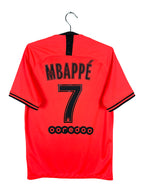 2019-20 Paris Saint-Germain Away Shirt Mbappé #7 - back view