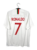 2018-19 Portugal Away Shirt Ronaldo #7 - back view