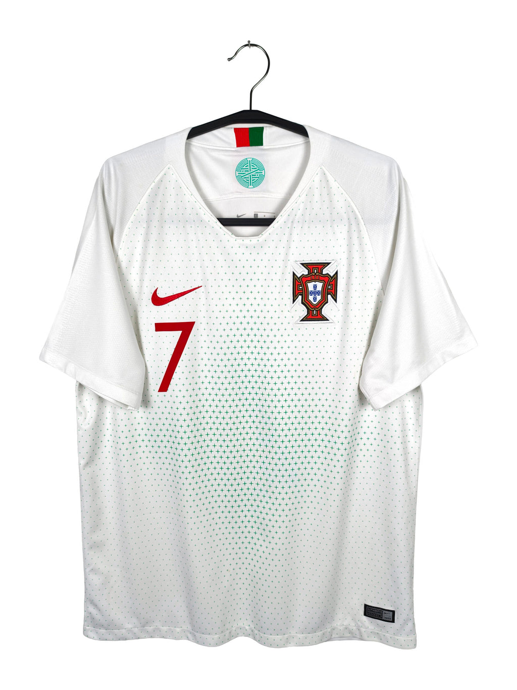 2018-19 Portugal Away Shirt Ronaldo #7 - front view