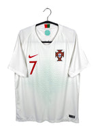 2018-19 Portugal Away Shirt Ronaldo #7 - front view