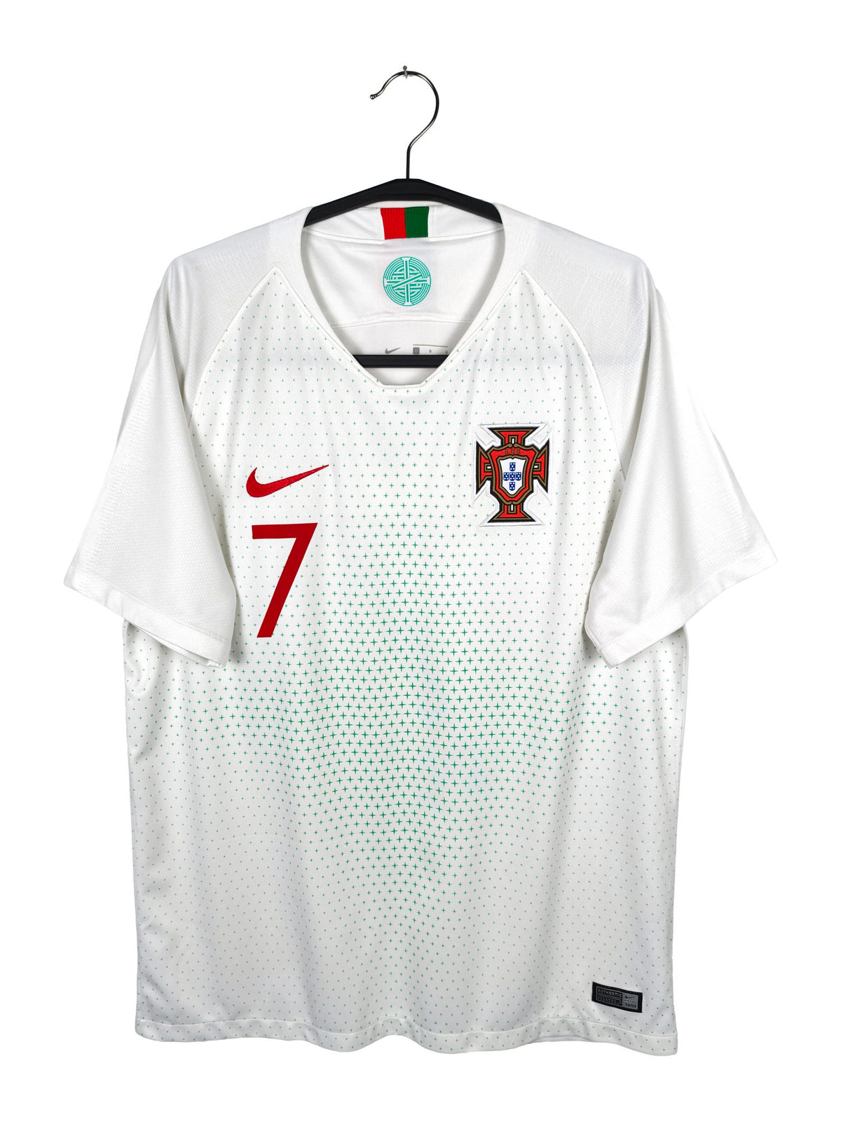 2018-19 Portugal Away Shirt Ronaldo #7 - front view
