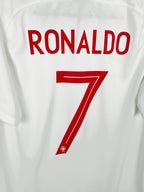 2018-19 Portugal Away Shirt Ronaldo #7 - detailed view