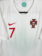 2018-19 Portugal Away Shirt Ronaldo #7 - detailed view