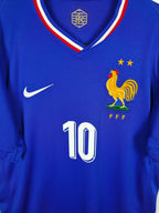 2024-26 France Home Shirt Mbappe #10 - detailed view