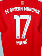 2022-23 Bayern Munich Home Shirt Mané #17 - detailed view