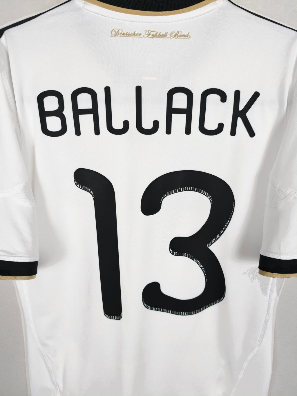 2010-11 Germany Home Shirt Ballack #13 - detailed view