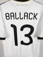 2010-11 Germany Home Shirt Ballack #13 - detailed view