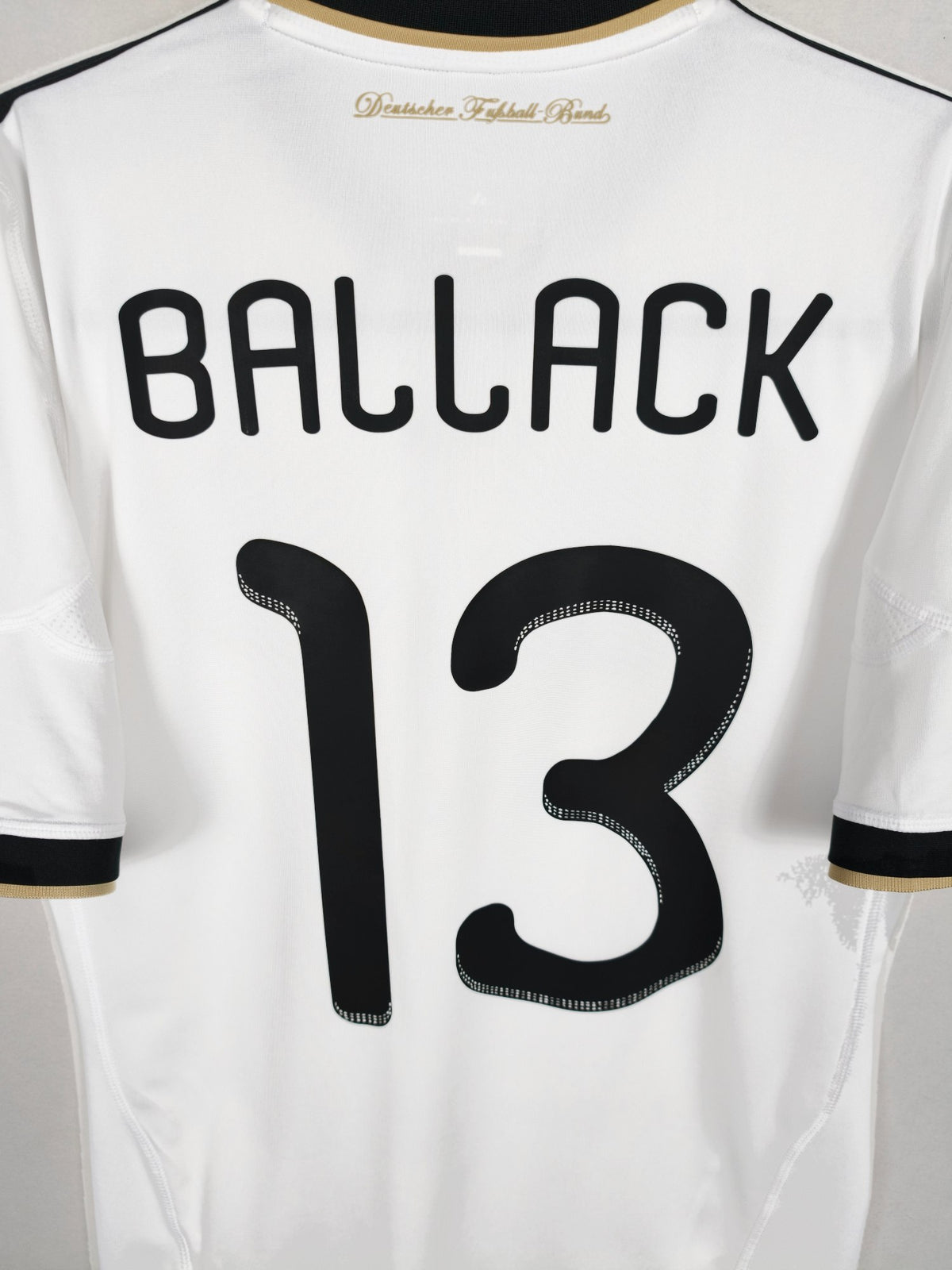 2010-11 Germany Home Shirt Ballack #13 - detailed view