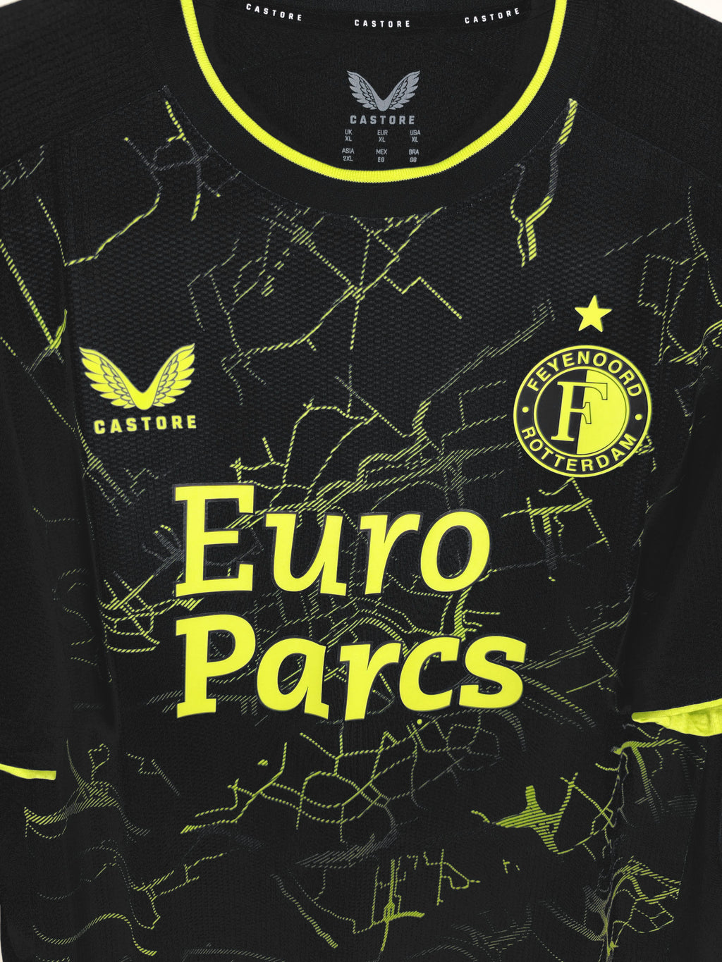 2023-24 Feyenoord Fourth Shirt Giménez #29 (Pro) (Signed) - detailed view