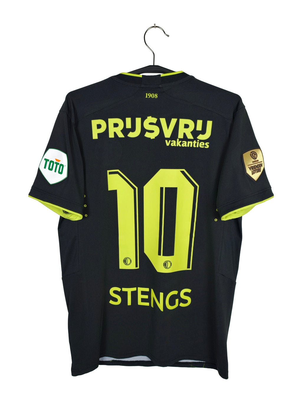 2023-24 Feyenoord Fourth Shirt Stengs #10 (Pro) - back view