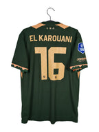 2025-26 Utrecht Away Shirt El Karouani #16 - back view
