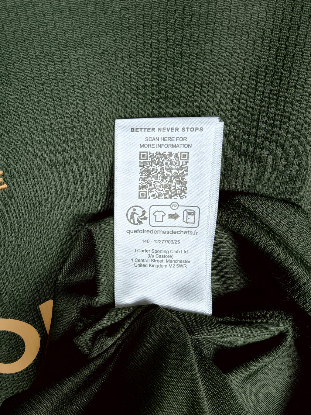 2025-26 Utrecht Away Shirt El Karouani #16 - detailed view