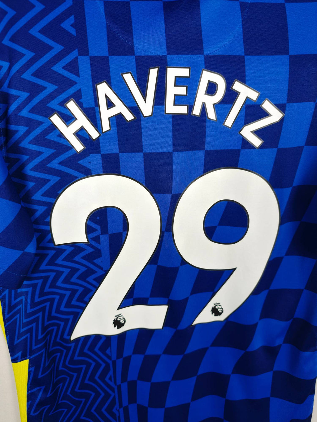 2021-22 Chelsea Home Shirt Havertz #29 - detailed view