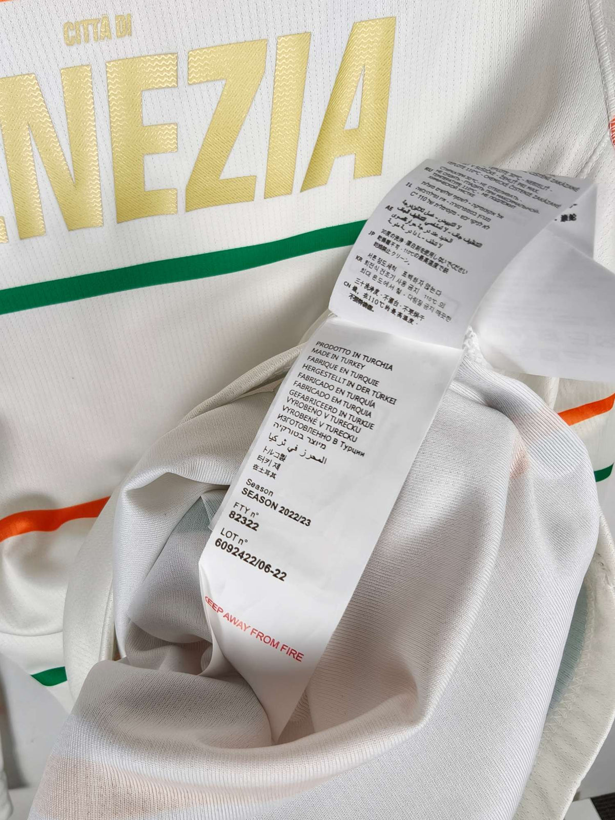 2022-23 Venezia Away Shirt (LS) - detailed view