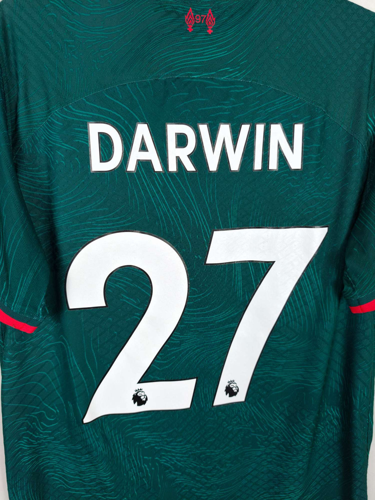 2022-23 Liverpool Third Shirt Darwin #27 (Pro) - detailed view
