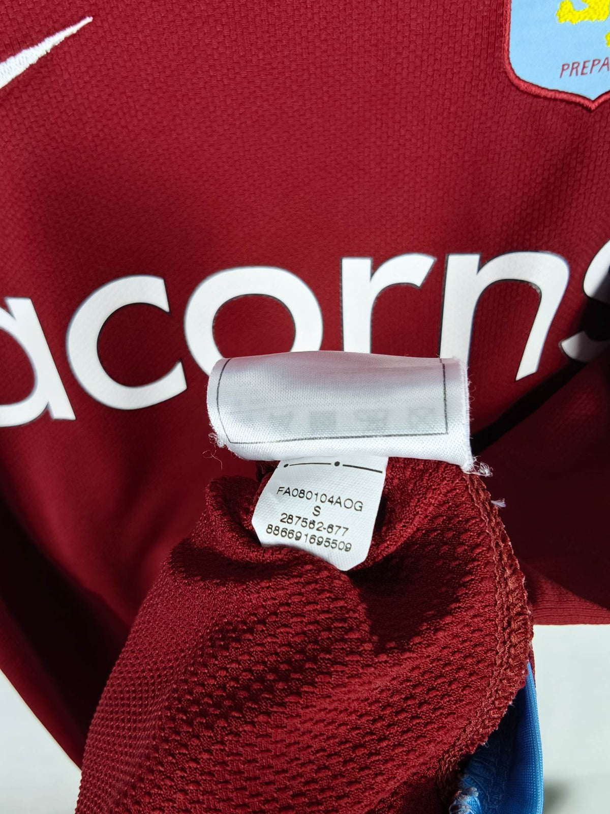2008-09 Aston Villa Home Shirt - detailed view