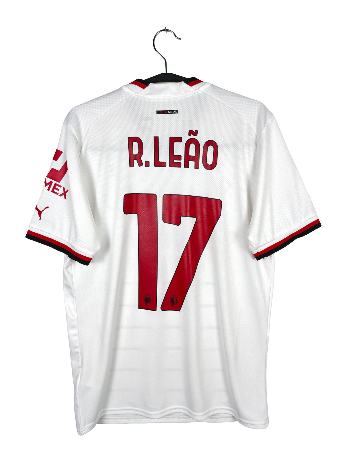 2022-23 AC Milan Away Shirt R. Leão #17 - back view