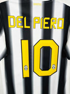 2011-12 Juventus Home Shirt Del Piero #10 - detailed view