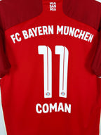 2021-22 Bayern Munich Home Shirt Coman #11 - detailed view