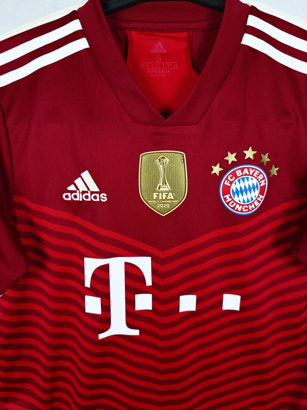 2021-22 Bayern Munich Home Shirt Coman #11 - detailed view