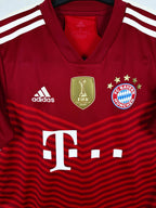 2021-22 Bayern Munich Home Shirt Coman #11 - detailed view