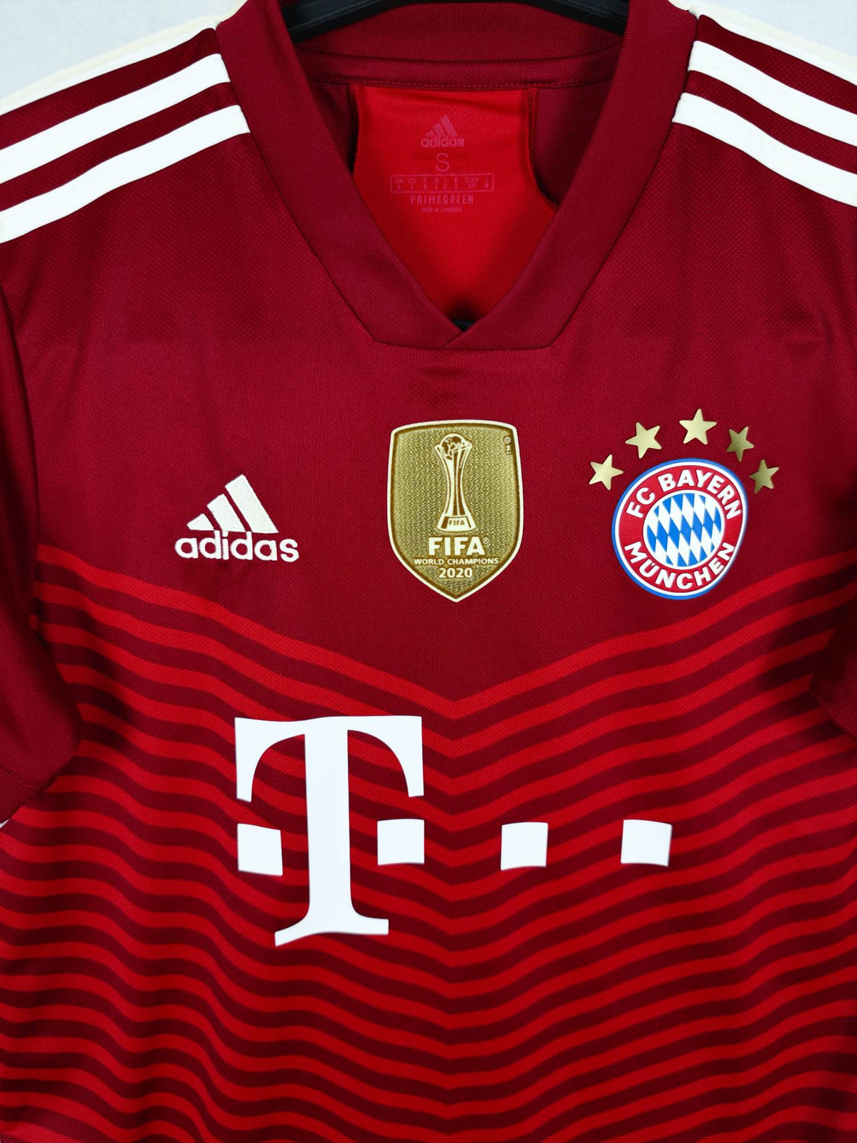 2021-22 Bayern Munich Home Shirt Coman #11 - detailed view