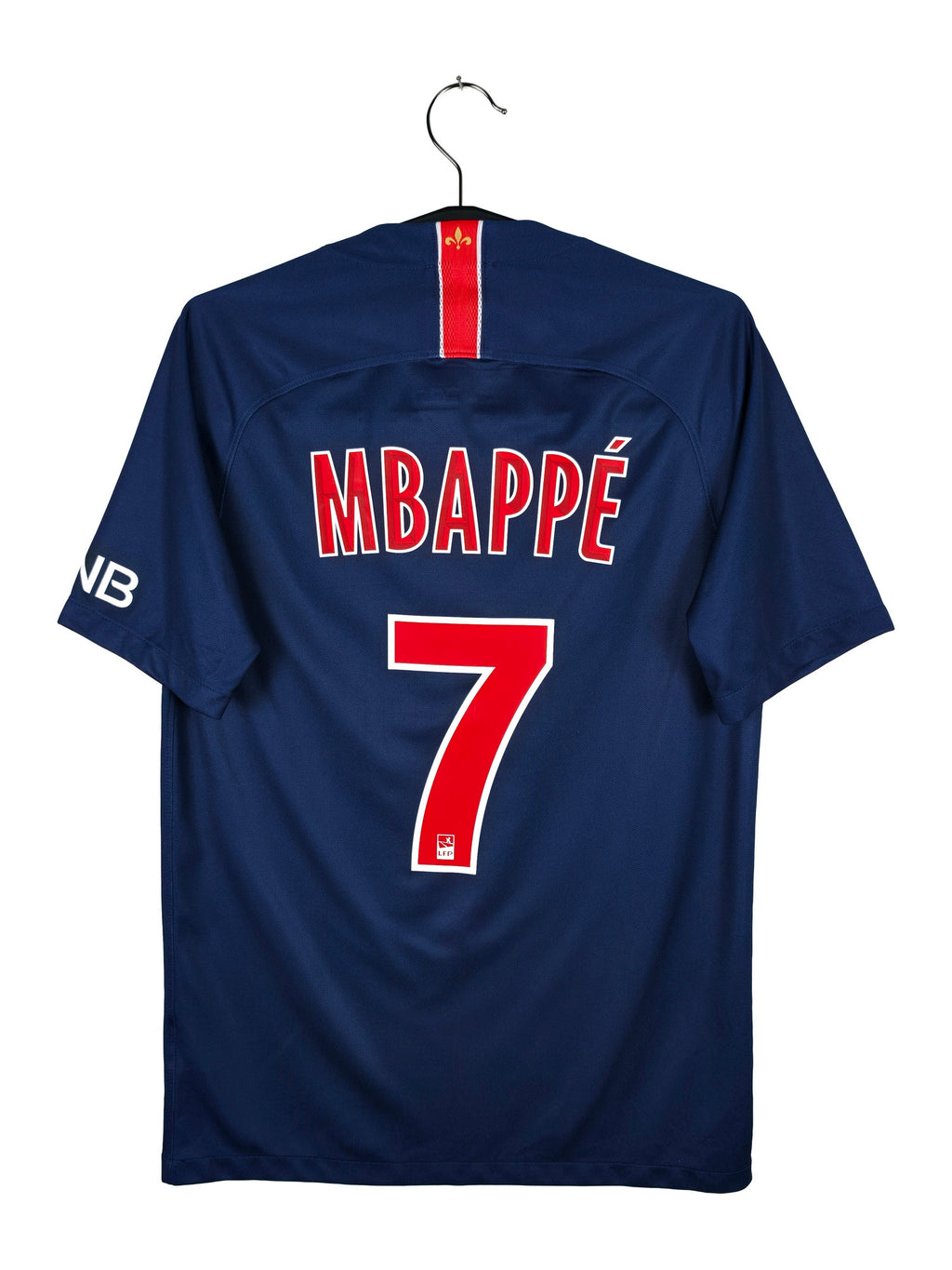2018-19 Paris Saint-Germain Home Shirt Mbappé #7 - back view