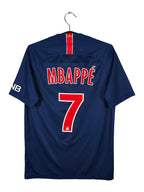 2018-19 Paris Saint-Germain Home Shirt Mbappé #7 - back view