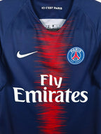2018-19 Paris Saint-Germain Home Shirt Mbappé #7 - detailed view