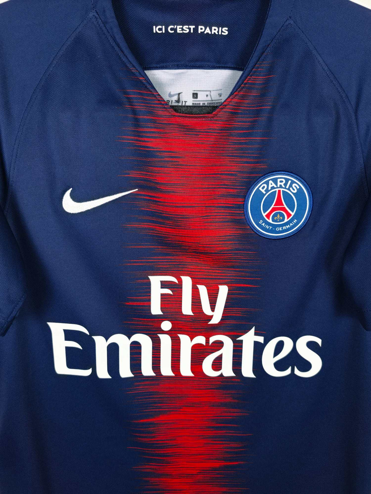2018-19 Paris Saint-Germain Home Shirt Mbappé #7 - detailed view