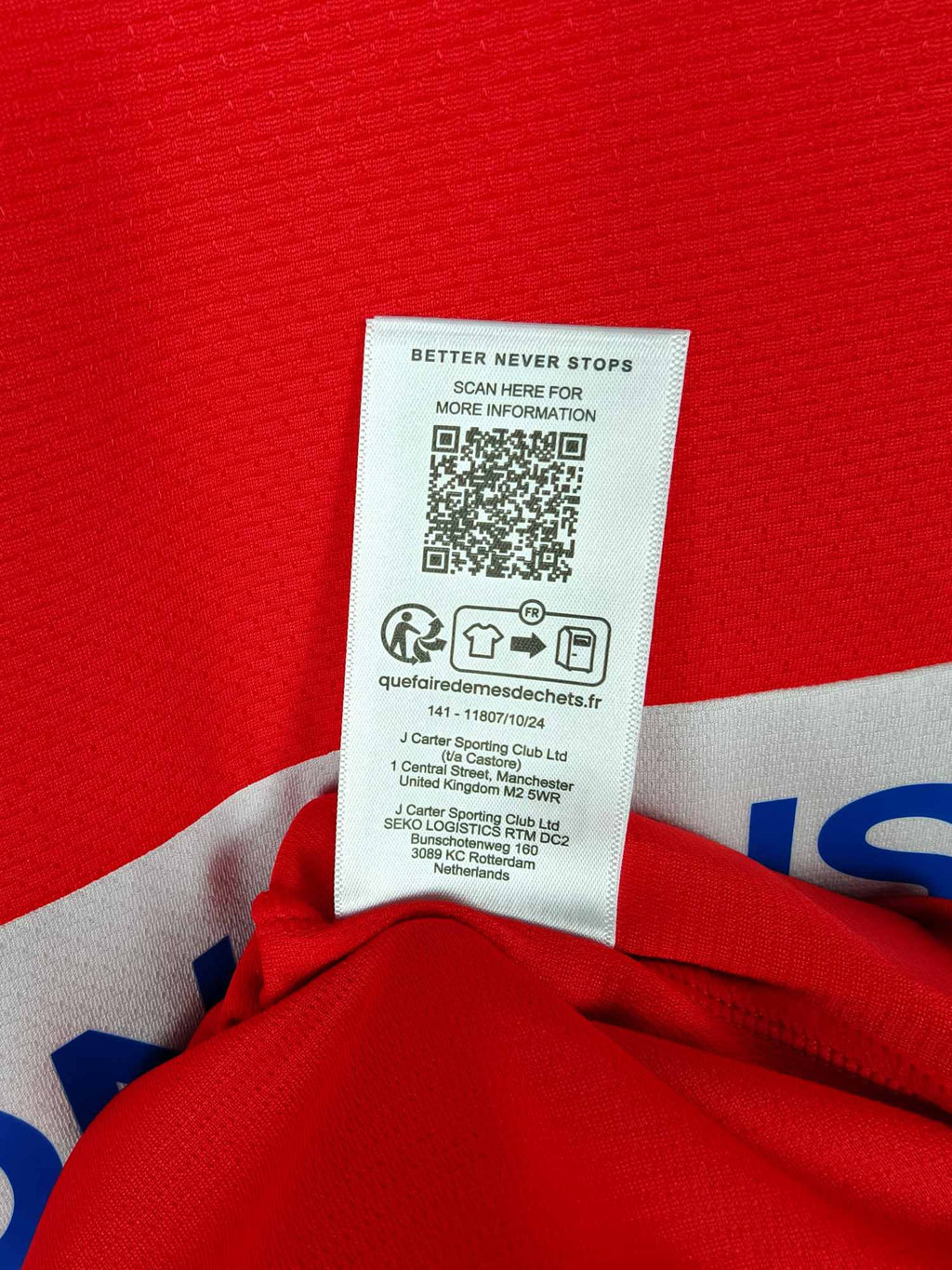 2024-25 Utrecht Fourth Shirt Haller #91 - detailed view