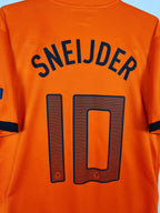 2012-13 Netherlands Home Shirt Sneijder #10 - detailed view