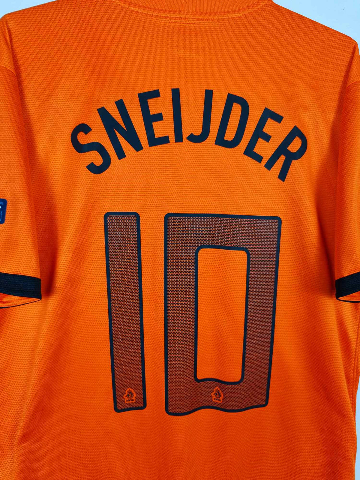 2012-13 Netherlands Home Shirt Sneijder #10 - detailed view