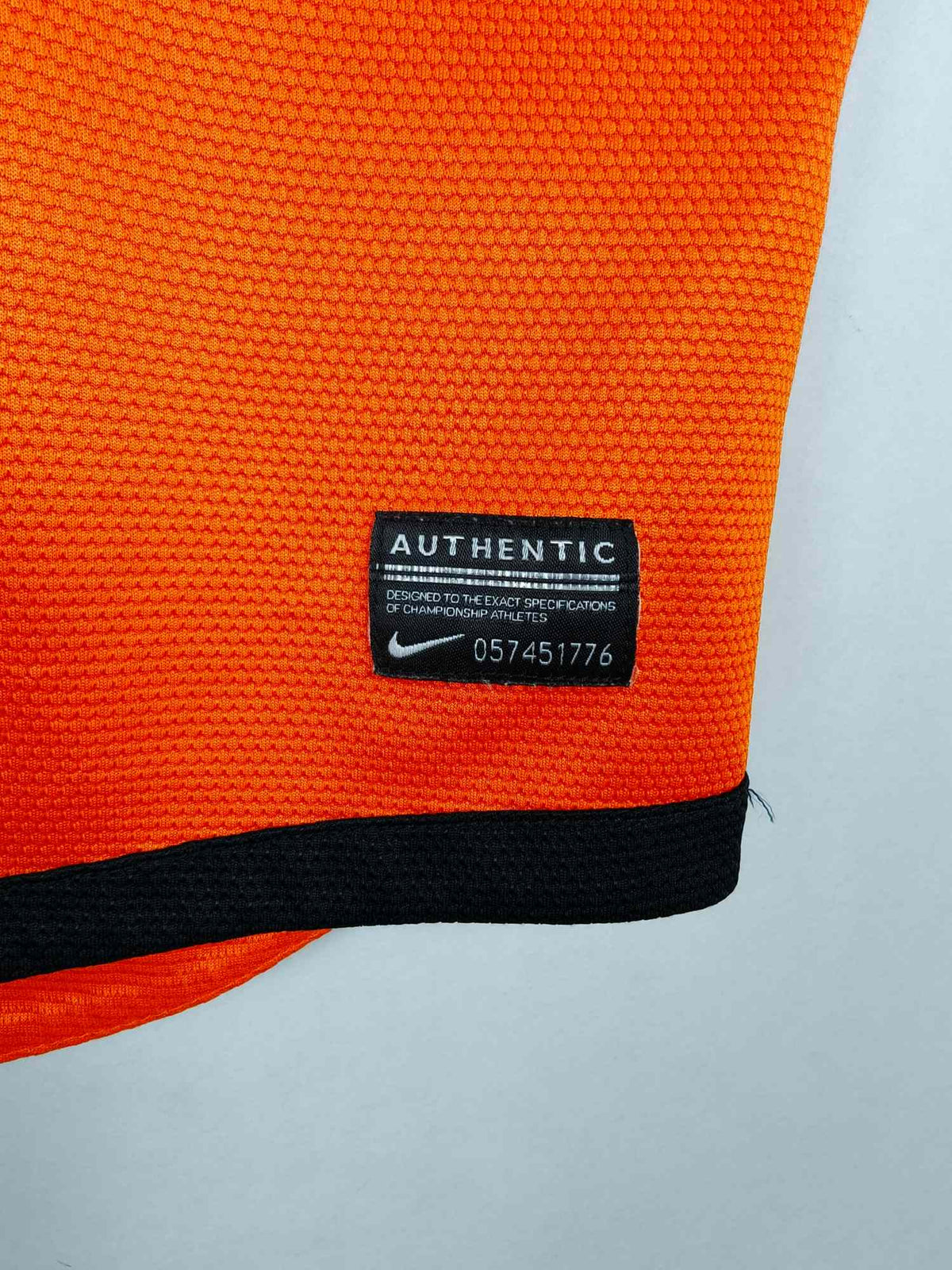 2012-13 Netherlands Home Shirt Sneijder #10 - detailed view