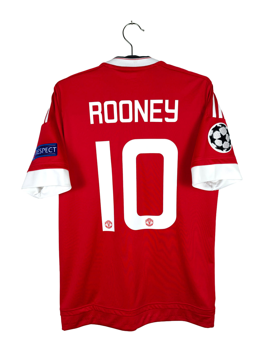 2015-16 Manchester United Home Shirt Rooney #10 - back view
