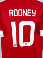 2015-16 Manchester United Home Shirt Rooney #10 - detailed view