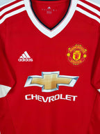 2015-16 Manchester United Home Shirt Rooney #10 - detailed view