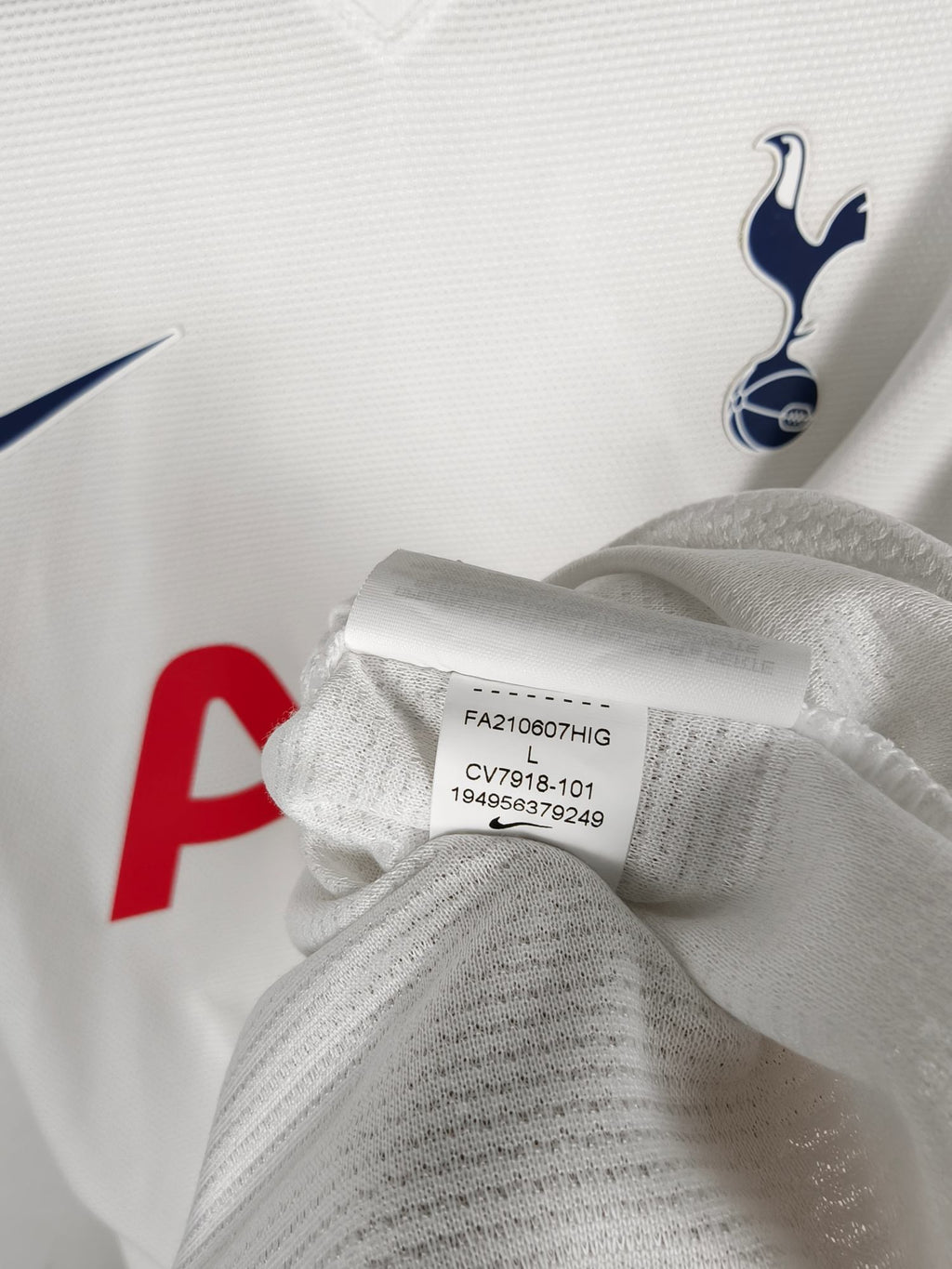 2021-22 Tottenham Hotspur Home Shirt Son #7 - detailed view