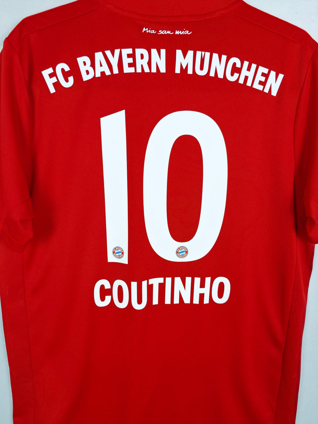 2019-20 Bayern Munich Home Shirt Coutinho #10 - detailed view
