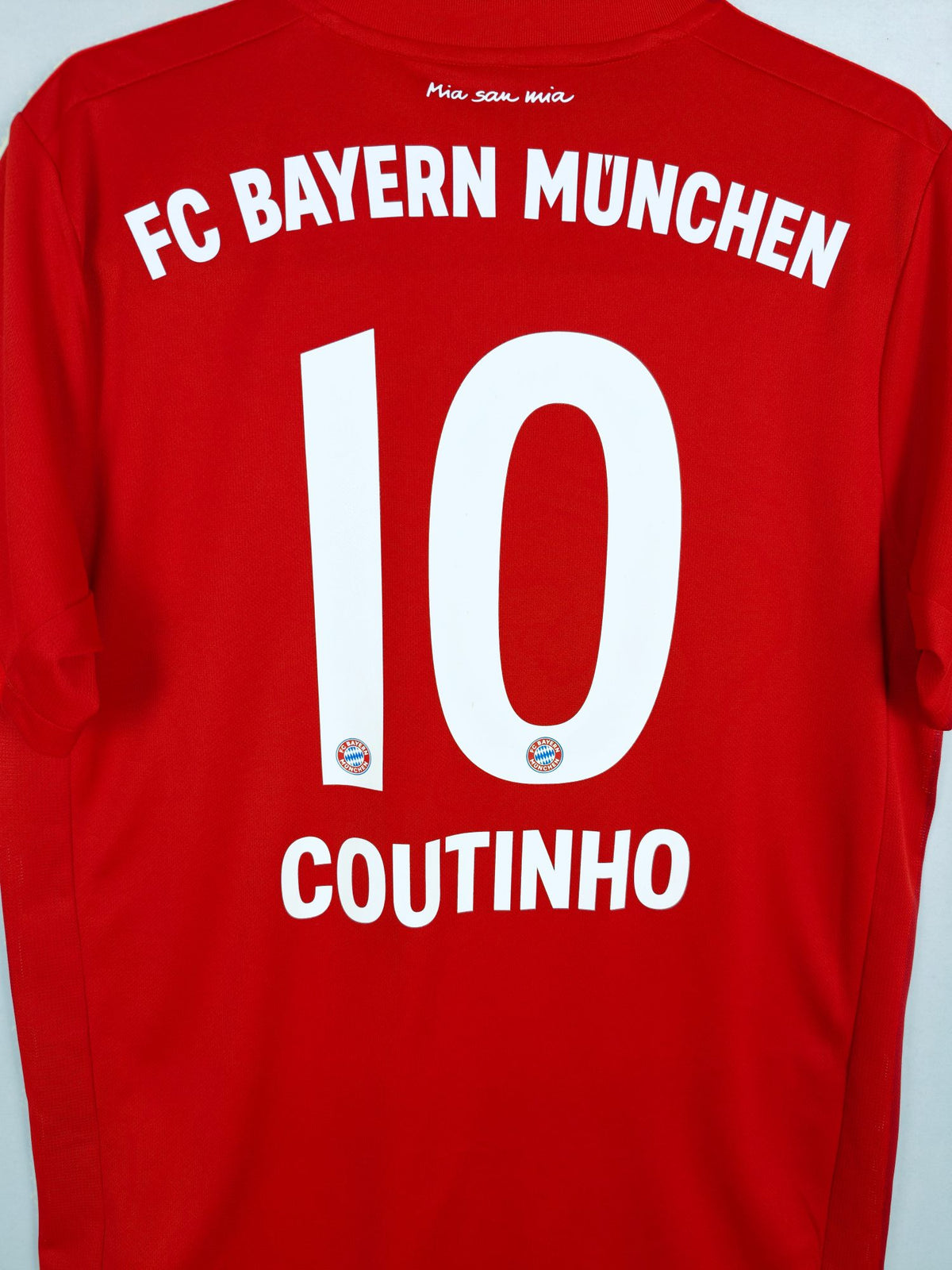 2019-20 Bayern Munich Home Shirt Coutinho #10 - detailed view