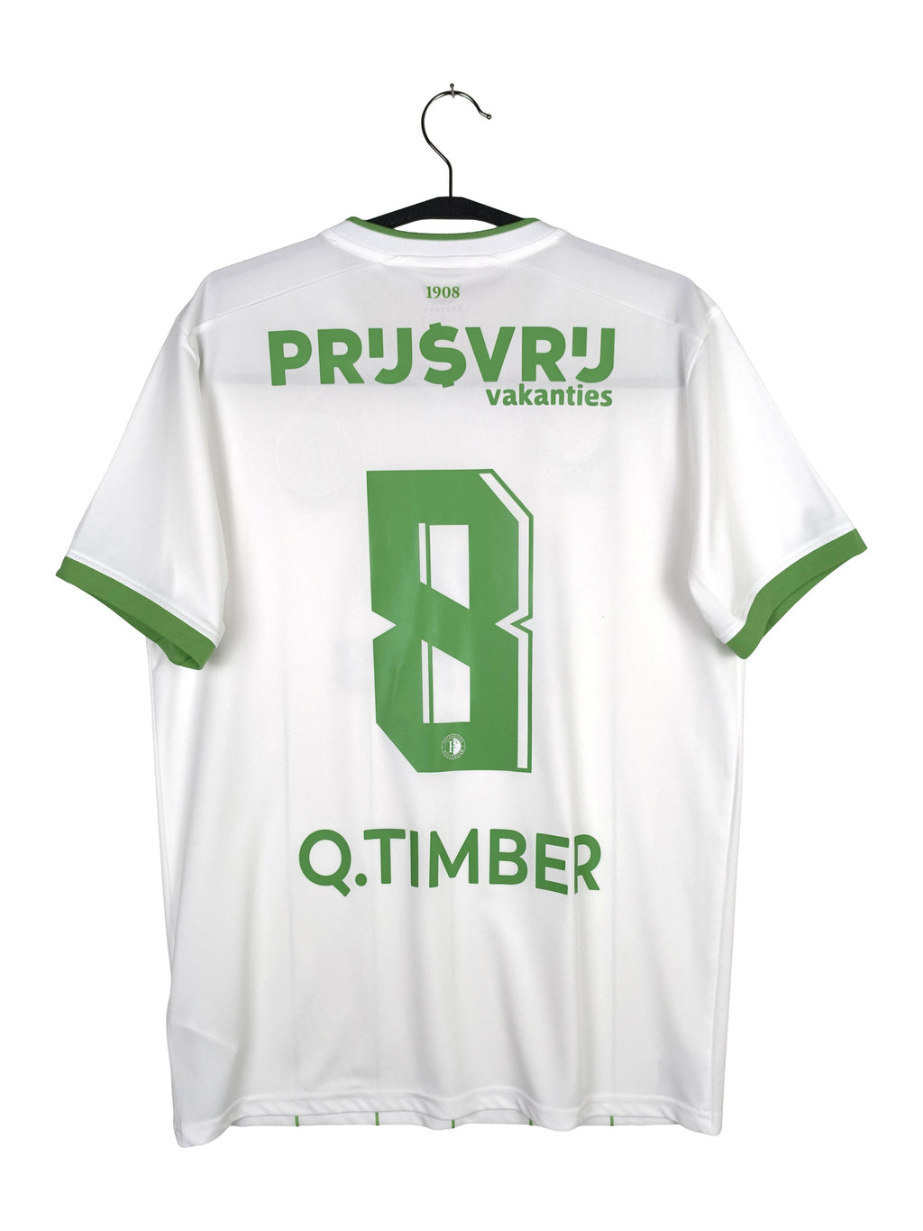 2023-24 Feyenoord Third Shirt Q. Timber #8 - back view