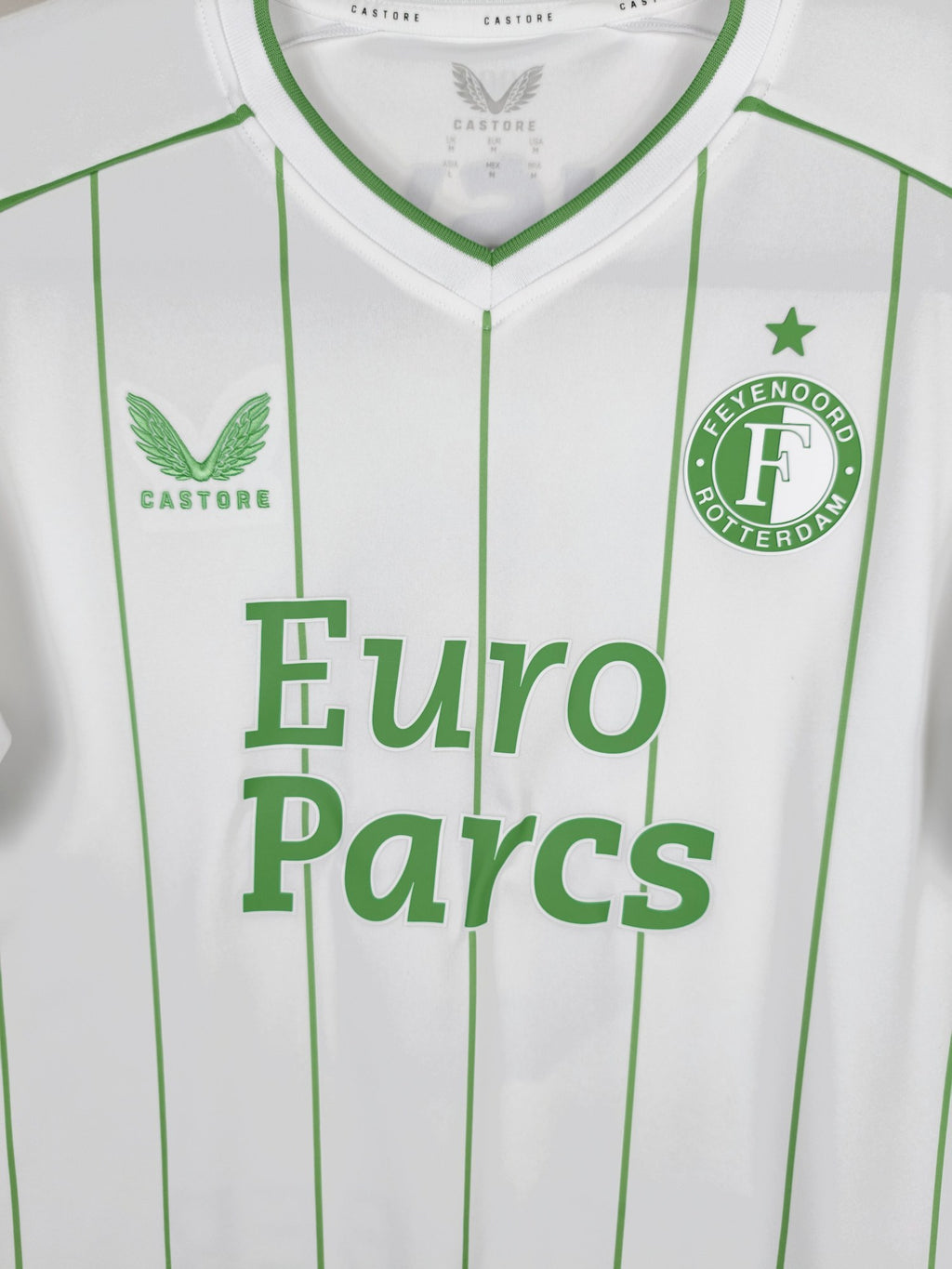 2023-24 Feyenoord Third Shirt Q. Timber #8 - detailed view